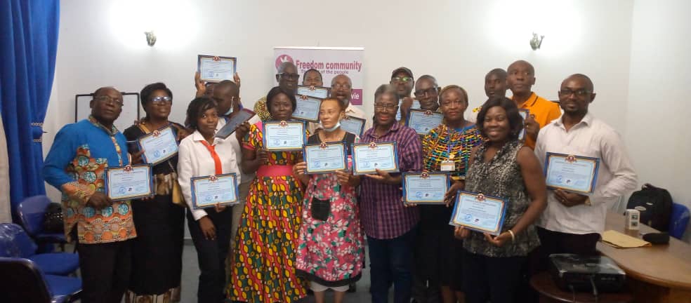 Freedom community - remise de diplome de formation