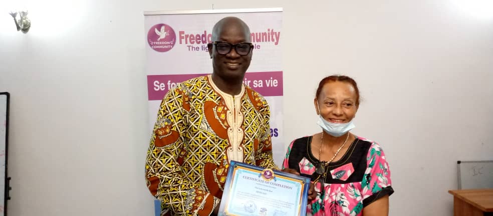 Freedom community - remise de diplome de formation